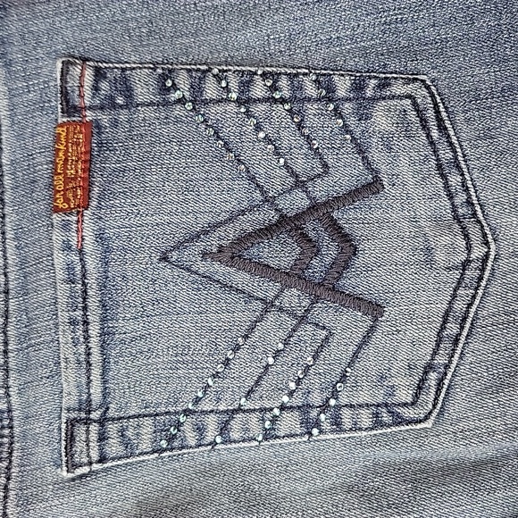 7 For All Mankind "A Pocket" Flare Leg Jeans - Picture 15 of 16